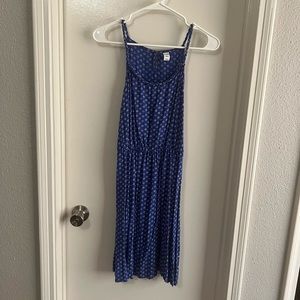 Old Navy Blue Print Dress
